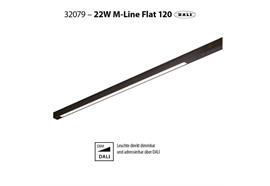 Magneto Mini Leiste Line Flat 120 weiss matt  DC48V 3000K 22W 2304Lm L=1206 B=18 IP20