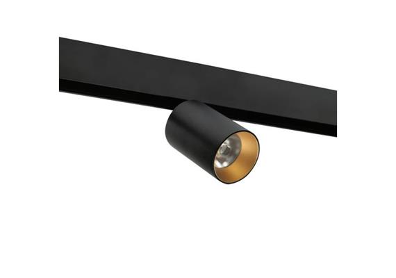 Magneto Schienen-Strahler Tube 60 pro 20W schwarz  DC 48V 3000K 1887Lm D=62 L=137 H=165