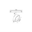 Magneto Strahler M-Rise 18W / 60° schwarz matt  DC 48V 2700K 1689Lm D=100 L=90 H=34 / IP20 | Bild 2