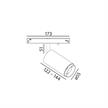 Magneto Strahler M-Zoom 15W/ 12°– 60° schwarz matt  DC 48V 3000K 1877Lm D=55 L=122 / IP20 | Bild 2