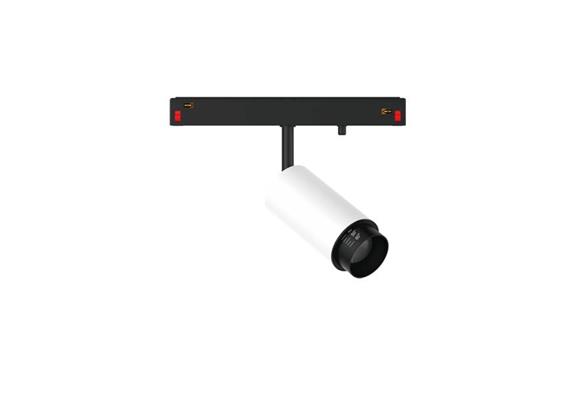 Magneto Strahler M-Zoom 15W/ 12°– 60° weiss matt  DC 48V 2700K 1689Lm D=55 L=122 / IP20
