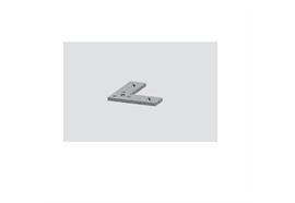 Mechanischer Eckhalter 90° für Magneto aus Stahl  für Gehrungen an Stromschienen.