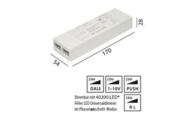 Multi- Dimmeinheit 4in1 24V-480W  24V/ 20A L=170 B=54 H=28 IP20