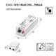Multi-Konverter Casambi 12.5W bis 17.1W  230V/ 250-700mA L=130 B=43 H=30 IP20