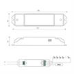 Multi-Konverter DC 350-700mA /12W weiss  240V / L=135 B=31 H=20 / IP20 | Bild 2