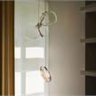 Pendeleuchte 141.3 / 3x2W Gläser transparent  230V /12V DC CCT 2500K 250-380mm / IP40 | Bild 4