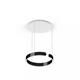 Pendeleuchte MITO Sospeso up 40 variabel black phantom  240V 40W 2220lm D=400mm H=52 /IP20