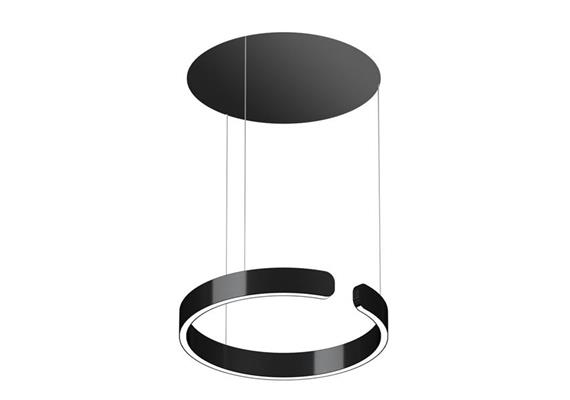 Pendeleuchte MITO Sospeso up 40 variabel black phantom  240V 40W 2220lm D=400mm H=52 /IP20