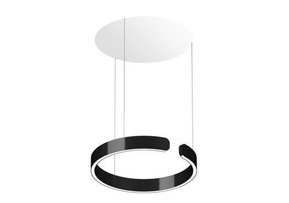 Pendeleuchte MITO Sospeso up 40 variabel black phantom  240V 40W 2220lm D=400mm H=52 /IP20
