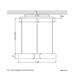 Pendeleuchte MITO Sospeso up 40 variabel wide schwarz  240V 40W 2220lm D=400mm H=52 /IP20