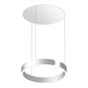 Pendeleuchte MITO Sospeso up 40 variabel wide silbermatt  240V 40W 2220lm D=400 H=52 /IP20