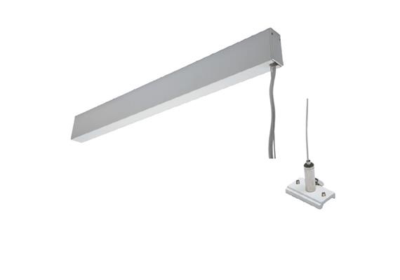 Pendelkonverter 200W für Stromchiene Magneto 02 weiss  230V/ DC 48V L=494 B=32.5 H=60