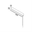 Pendelkonverter 200W für Stromchiene Magneto 02 weiss  230V/ DC 48V L=494 B=32.5 H=60 | Bild 2