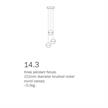 Pendelleuchte 14.3 / 3x1.5W Kugeln transparent  230V /12V DC 3x1.5W / Kugel D=102mm / IP20 | Bild 2