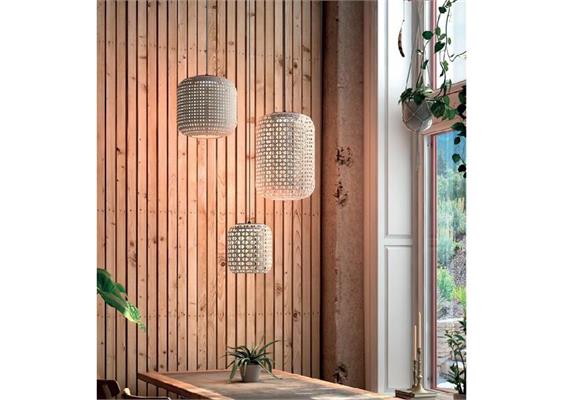 Pendelleuchte 3er Nans S3L/ Marron  240V/2700K 3x6W 503Lm D=380cm IP66