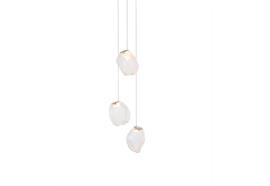 Pendelleuchte 73.3Vm / transparent  230V /DC 12V 3 x1.8W IP20