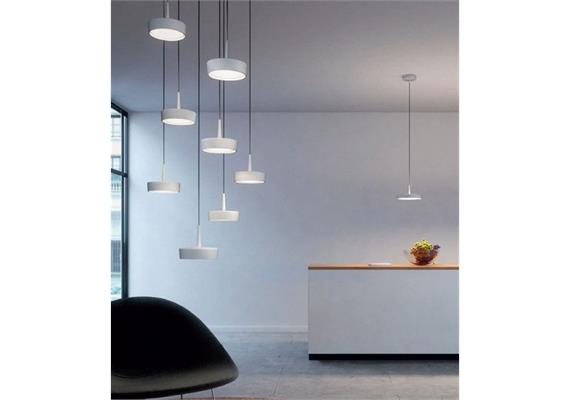 Pendelleuchte Arva 4W LED D=140 2700K glanzverchromt  230V/ 2700K / 460lm CR 85/ IP40