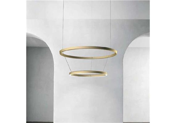 Pendelleuchte COMPENDIUM Circle schwarz  230V 54W 2700K CRI90 D=72cm IP20