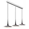 Pendelleuchte Falling Leaf Trio alu pol/schwarz  LED 3x23W à 1037lm 2700°K