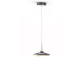 Pendelleuchte Falling Leaf UP alu pol/weiss  LED 23W/1037lm 2700°K D= 240mm H= 68mm