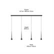 Pendelleuchte Falling Sun Trace schwarz matt  230V 4 x14W 850lm CRI90 /D= 80mm H=45 /IP20 | Bild 2