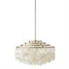Pendelleuchte Fun -10 DM Perlmutt Messing  240V/ E27 100W D=57cm H=38cm IP20