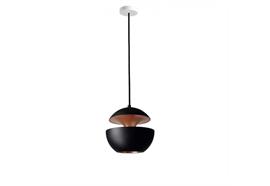 Pendelleuchte Here Comes the Sun schwarz-kupfer  240V/ G9 25W / 4W LED D=175mm IP20