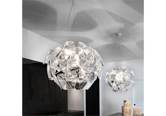 Pendelleuchte Hope D66/18 transparent  230V E27 20W D=72cm H=54cm /IP20