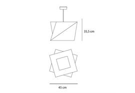 Pendelleuchte IN-EI Hakofugu 3000°K  max. 1x20W LED (E27) 1251lm dimmbar