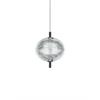 Pendelleuchte Jefferson mini klar - black chrome  240V 350mA 3W 2700K 450Lm CRI90 / IP20