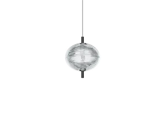 Pendelleuchte Jefferson mini klar - black chrome  240V 350mA 3W 2700K 450Lm CRI90 / IP20