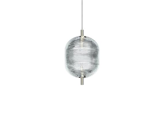 Pendelleuchte Jefferson small klar - gold  240V 350mA 3W 2700K 450Lm CRI90 / IP20