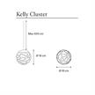 Pendelleuchte Kelly Cluster champagne matt  230V 9W 2700K 920lm D=18 IP20 | Bild 2