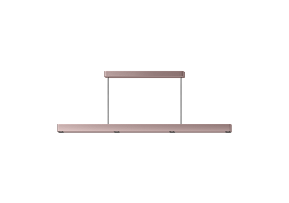 Pendelleuchte KLEEN 64W rosé gold  230V/ 3000K 4220Lm L=1897 B=25 H=50mm/ IP20