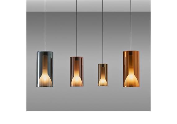 Pendelleuchte LIT large Glas violet  230V/E27/10W LED D=200mm H=420 / IP20