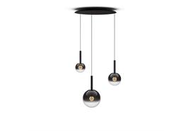 Pendelleuchte Luna Sospeso cloud 3 fix AIR phantom  240V 2700-4000K 27W 1290Lm IP20