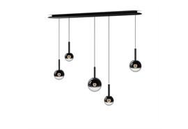 Pendelleuchte Luna Sospeso cloud 5L fix AIR dark chrome  240V /2700-4000K 45W CRI 97 IP20
