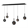 Pendelleuchte Luna Sospeso cloud 5L fix AIR dark chrome  240V /2700-4000K 45W CRI 97 IP20