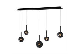Pendelleuchte Luna Sospeso cloud 5L fix AIR dark chrome 240V 45W IP20