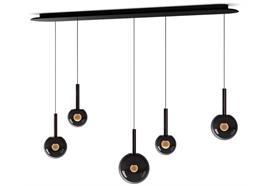 Pendelleuchte Luna Sospeso cloud 5L fix AIR phantom 240V 2700-4000K 45W 2150Lm IP20