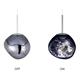 Pendelleuchte Melt Mini 6W LED silber  240V 6W 3000K 800Lm D=28cm H=27cm IP20