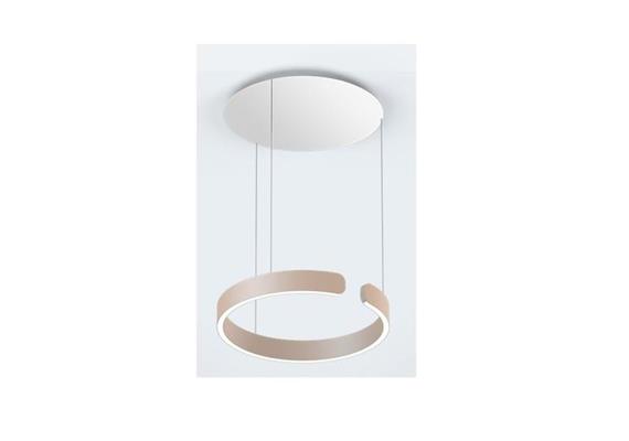 Pendelleuchte MITO Sospeso up 40 variabel AIR goldmatt  240V 40W 2220lm D=400 H=52 IP20