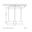 Pendelleuchte MITO Sospeso up 40 variabel AIR phantom  240V 40W 2220lm D=400 H=40 /IP20 | Bild 2