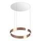 Pendelleuchte MITO Sospeso up 40 variabel AIR rosêgold  240V 40W 2220lm D=400 H=40 /IP20