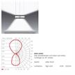 Pendelleuchte MITO Sospeso up 40 variabel AIR schwarzmatt  240V 40W 2220lm D=400 H=40 IP20 | Bild 3