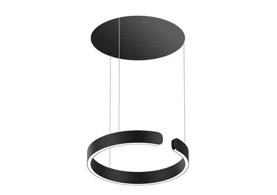 Pendelleuchte MITO Sospeso up 40 variabel wide schwarz  240V 40W 2220lm D=400mm H=52 /IP20
