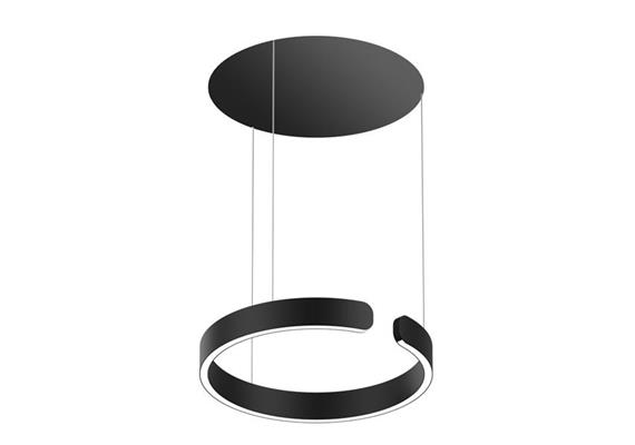 Pendelleuchte MITO Sospeso up 40 variabel wide schwarz  240V 40W 2220lm D=400mm H=52 /IP20