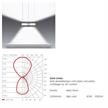 Pendelleuchte MITO Sospeso up 60 variabel AIR phantom  240V 60W 3330Lm D=600 H=52 /IP20 | Bild 3