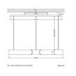 Pendelleuchte MITO Sospeso up 60 variabel AIR phantom  240V 60W 3330Lm D=600 H=52 /IP20 | Bild 2