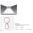 Pendelleuchte MITO Sospeso up 60 variabel AIR phantom  240V 60W 3330Lm D=600 H=52mm /IP20 | Bild 3